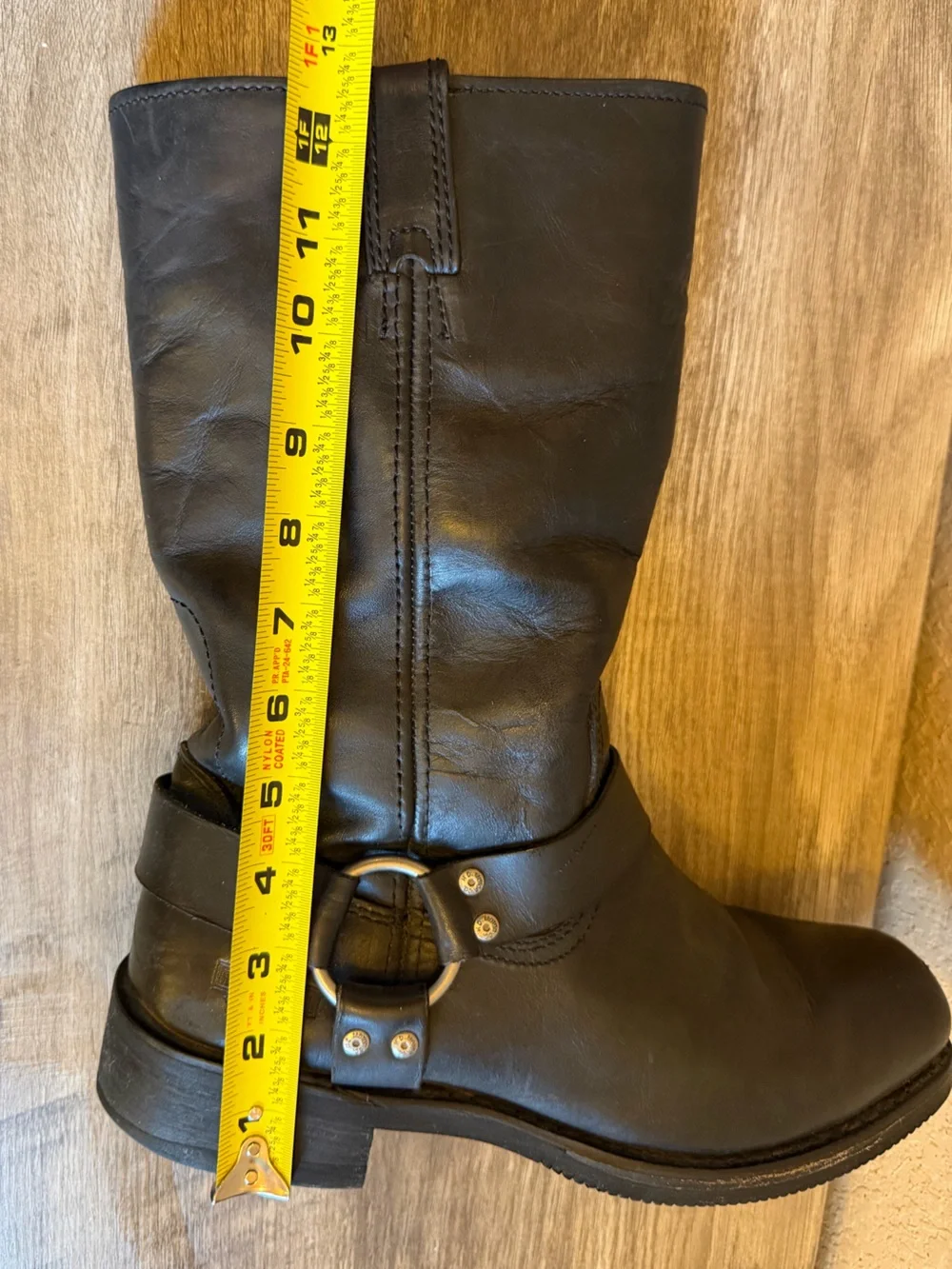 Harley Davidson Harness Square Toe Motorcycle Boots